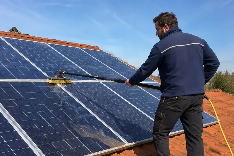 Nettoyage et entretien de panneaux solaires à Beauvoir-de-Marc